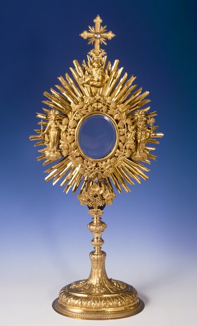 Monstrance baroque - Czech School