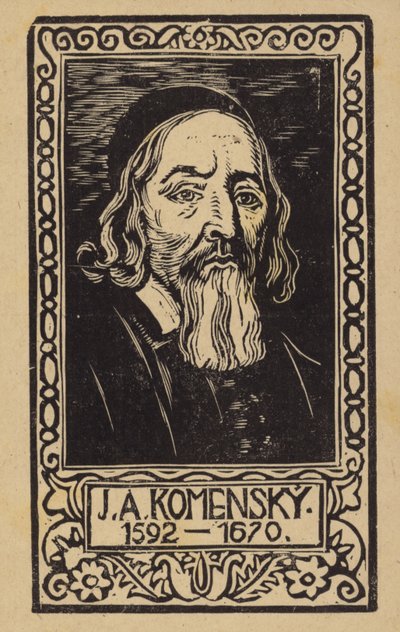 John Amos Comenius (1592-1670), enseignant, éducateur et écrivain tchèque - Czech School