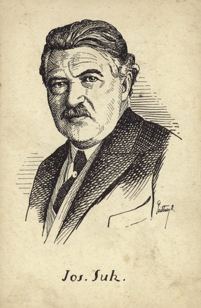 Portrait de Josef Suk - Czech School