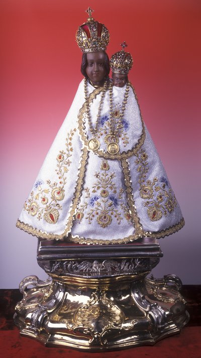 Statuette de la Vierge Marie de Svatá Hora - Czech School