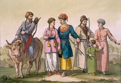 Tatars Taguri de Crimée, vers 1820-1830 - D.K. Bonatti
