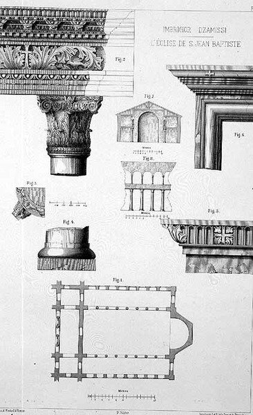 Plan et détails architecturaux d
