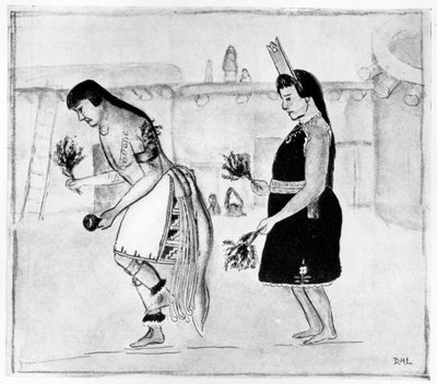 Danseurs indiens Pueblo, vers 1925 - D. H. Lawrence