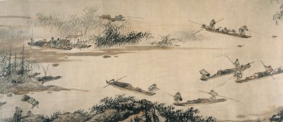 Pêcheurs sur une rivière d