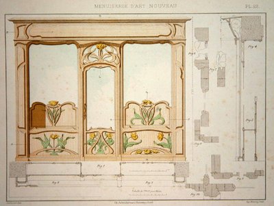 Conception pour une devanture de magasin, illustration de 