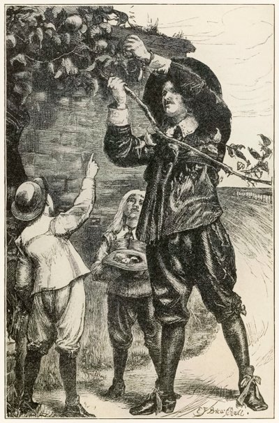 "Les garçons de Chrétien ont commencé à manger" du "Voyage du pèlerin de ce monde à celui qui est à venir" de John Bunyan - Dalziel Brothers