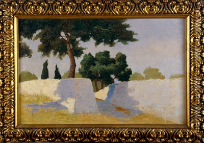Paysage avec murs blancs - Damaso Bianchi