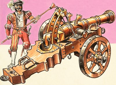 Canons : canon de campagne en bronze moulé - Dan Escott