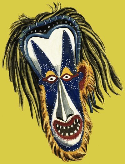 Masque de théâtre japonais - Dan Escott