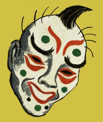 Masque de théâtre japonais - Dan Escott
