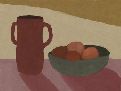 Cruche aux pêches - Dan Hobday