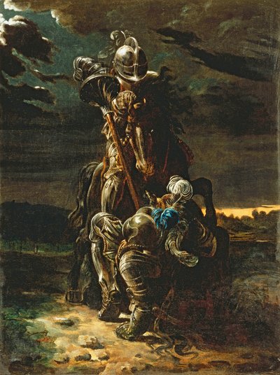 Et dans la Première Carrière ils Coururent, le Chevalier Elfe Tomba Cheval et Homme - Daniel Maclise