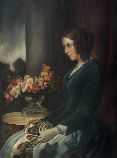 Portrait de Catherine Dickens, c.1847 - Daniel Maclise