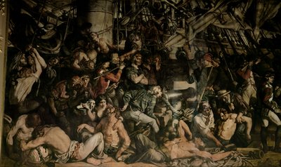 La Mort de Nelson, détail du pont inférieur du Victory - Daniel Maclise
