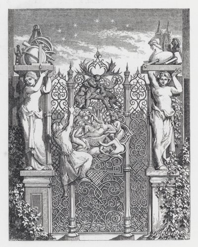 Illustration pour le poème de Tennyson, La Princesse - Daniel (after) Maclise