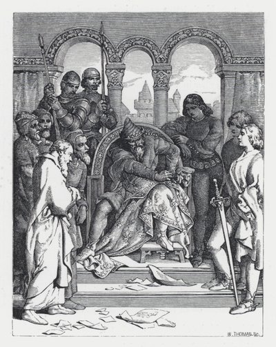 Illustration pour le poème de Tennyson, La Princesse - Daniel (after) Maclise