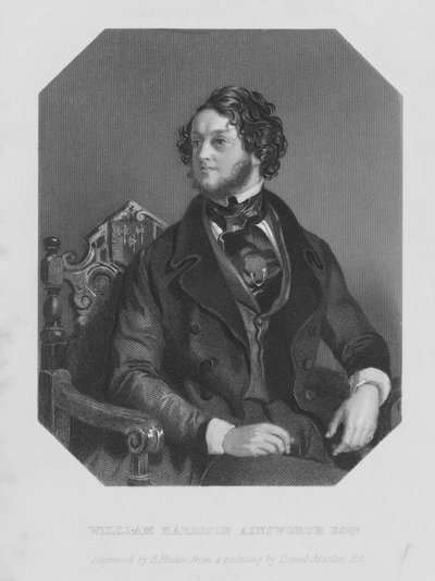 Portrait de William Harrison Ainsworth - Daniel (after) Maclise