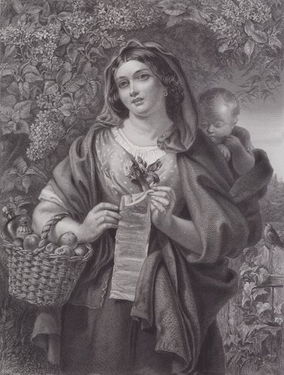 Le Chanteur de Ballades - Daniel (after) Maclise