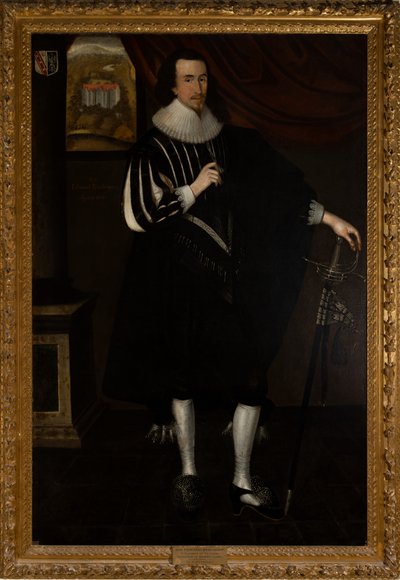 Sir Edward Bisshopp Kt, 2e Bt. de Parham (1602-1649) - Daniel (circle of) Mytens