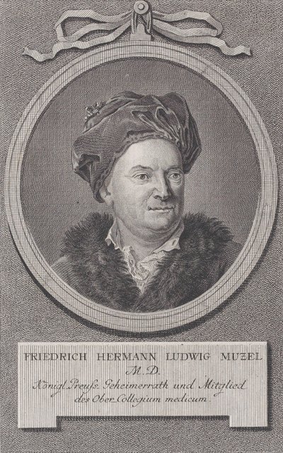 Portrait de Friedrich Ludwig Hermann Muzel - Daniel Berger