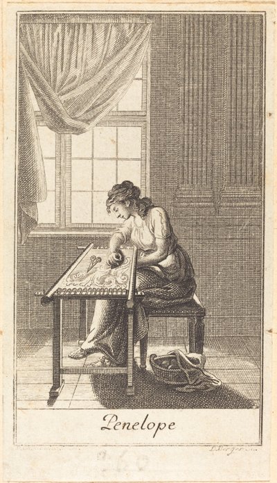 Pénélope - Daniel Berger after Daniel Nikolaus Chodowiecki