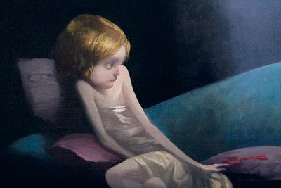 La jeune mariée et les épouses mortes (détail), de Barbe Bleue par Charles Perrault (1628-1703) - Daniel Cacouault