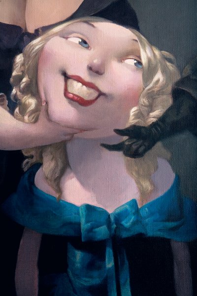 La proposition (détail), de Barbe Bleue par Charles Perrault (1628-1703) - Daniel Cacouault
