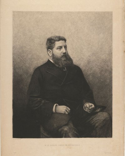 Portrait de James-Edouard de Rothschild 1844-1881, années 1870 - Daniel Charles Marie Mordant