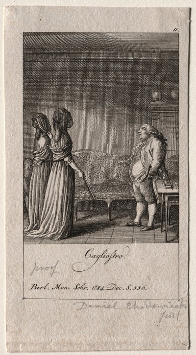 Cagliostro, 1784 - Daniel Nikolaus Chodowiecki