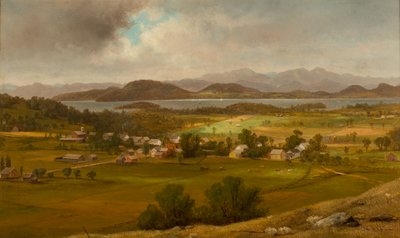 Vue de Charlotte et du lac Champlain - Daniel Folger Bigelow