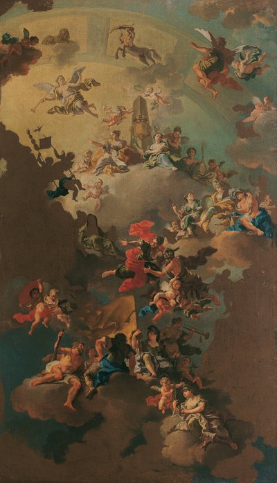 Allégorie du gouvernement heureux de la Moravie - Daniel Gran