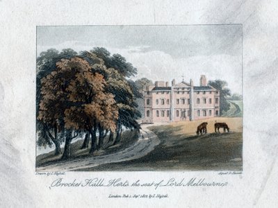 Brocket Hall, Herts, la résidence de Lord Melbourne - Daniel Havell