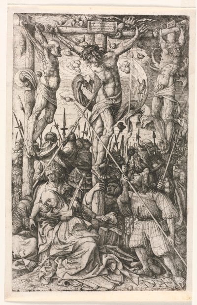 Le Calvaire, vers 1520 - Daniel Hopfer