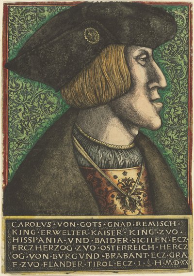 Empereur Charles V - Daniel Hopfer and Hieronymus Hopfer
