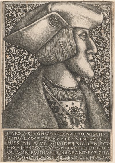 Empereur Charles V - Daniel Hopfer and Hieronymus Hopfer
