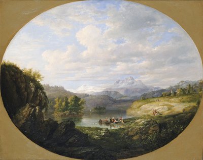 Un lac suisse, 1849 - Daniel Huntington