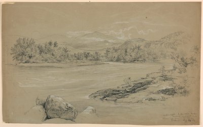 Rivière Androscoggin près du pont Lead Mine, Gorham, New Hampshire - Daniel Huntington