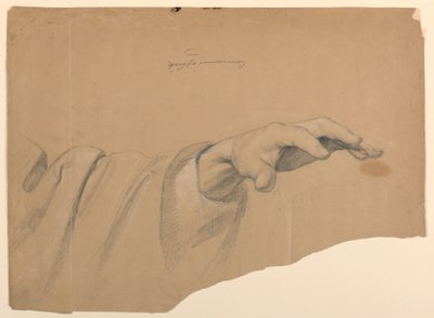 Dessin, étude pour "Communion of t", 1844 - Daniel Huntington