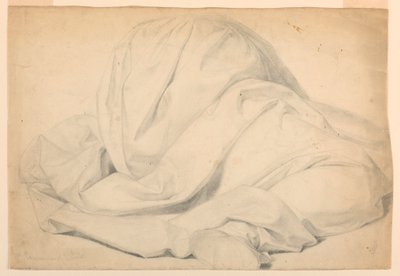 Dessin, étude pour la "Communion des malades", 1844-45 - Daniel Huntington
