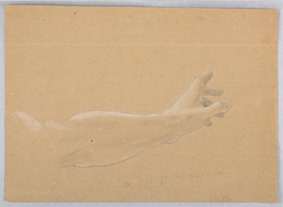 Dessin, étude pour "Early Christia", 1839-40 - Daniel Huntington