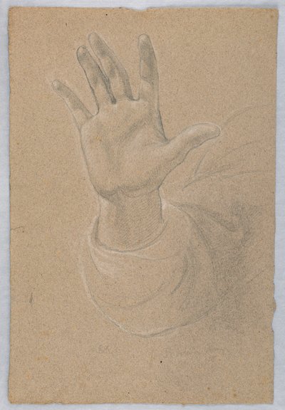 Dessin, étude pour "Early Christia", 1839-40 - Daniel Huntington