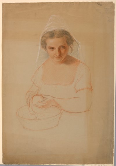Dessin, étude pour "Ichabod Crane", 1861 - Daniel Huntington