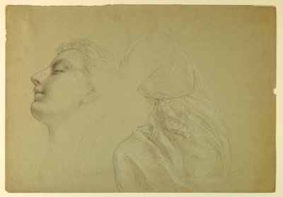 Dessin, étude pour "Justice et Paix", 1886 - Daniel Huntington