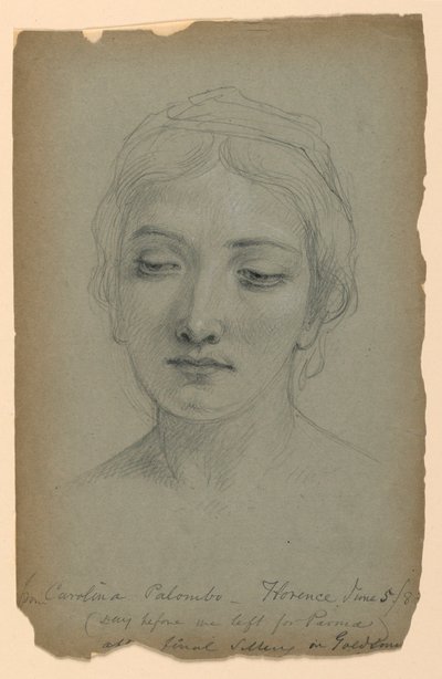 Dessin, étude pour "The Goldsmith", 5 juin 1883 - Daniel Huntington