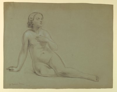 Femme nue, étude pour "Le Rêve de la Miséricorde" - Daniel Huntington