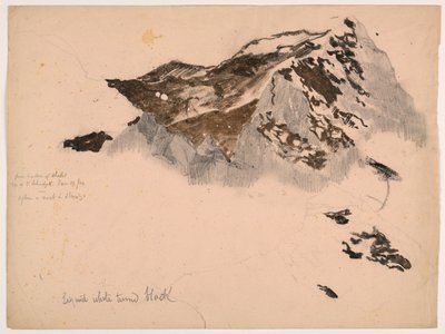Depuis la fenêtre du chalet, sommet du Mt. Scheidegg, après une brume et une tempête - Daniel Huntington