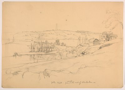 Groton Heights depuis la colline au nord-est de New London - Daniel Huntington