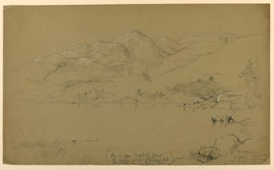 Esquisse de paysage, Mont Desert, Maine - Daniel Huntington