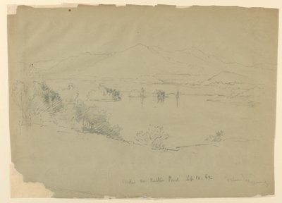 Esquisse de paysage, Walker Pond, New Hampshire - Daniel Huntington