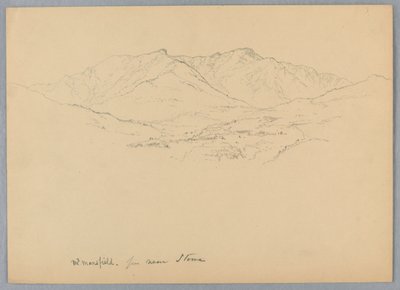 Mont Mansfield près de Stowe, Vermont - Daniel Huntington